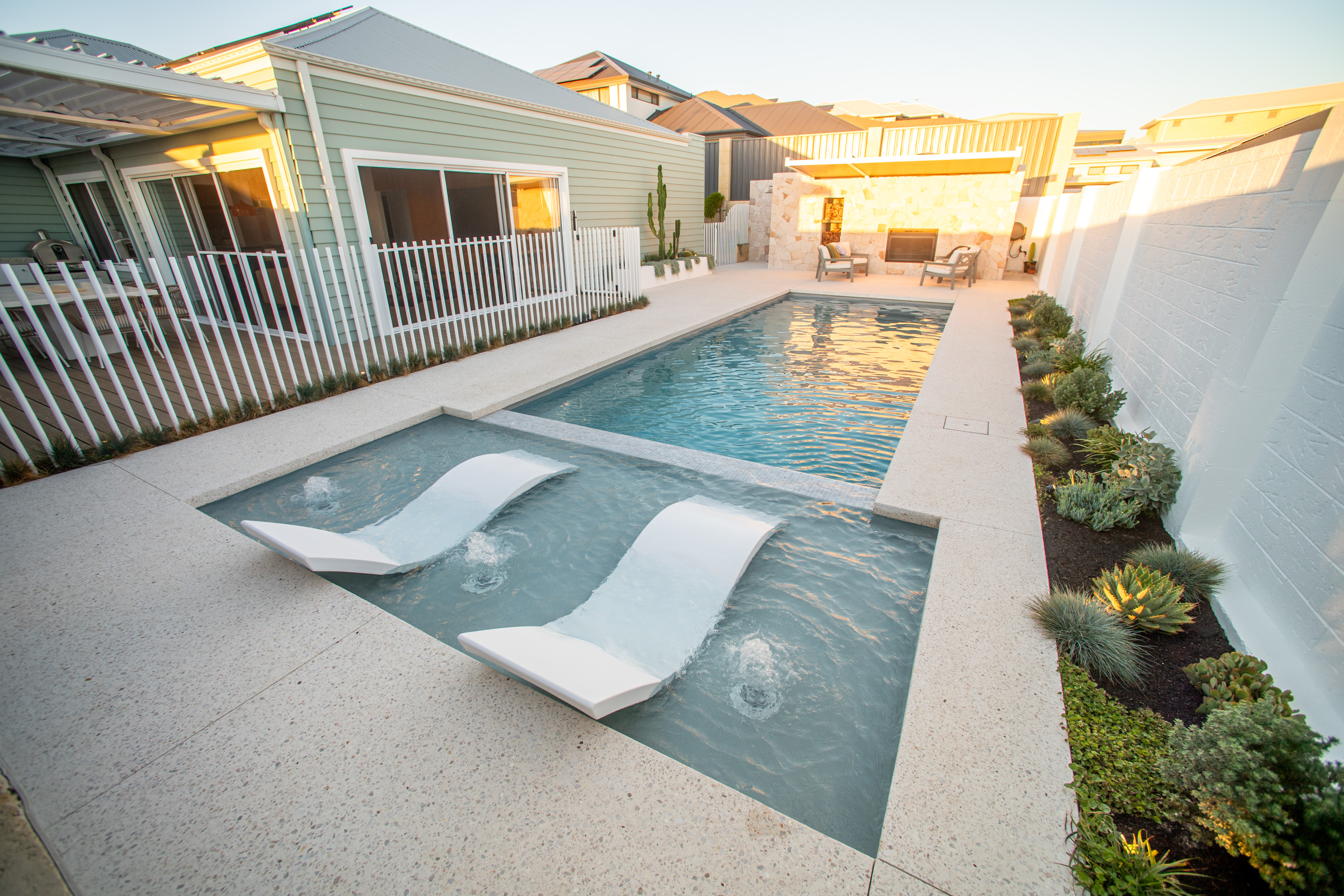 Aqua Technics Elysian and Aqua Ledge